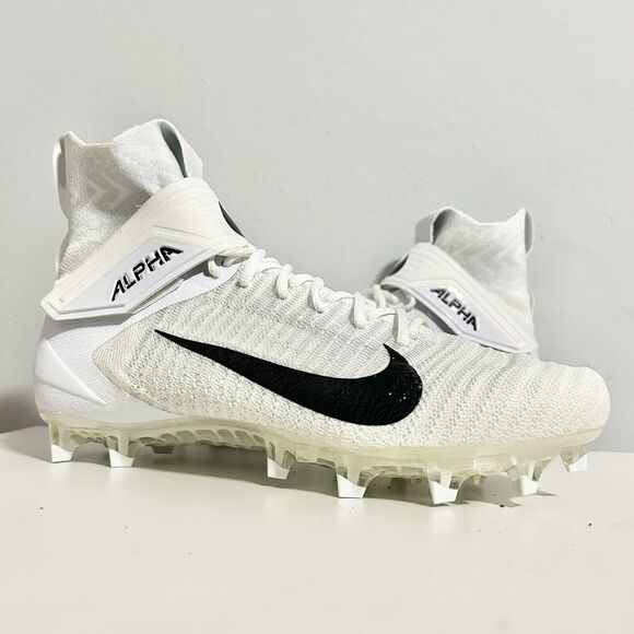 Nike Alpha Menace Elite 2 “White Wolf Grey" Men's Size 11-12 Football Cleats - Picture 1 of 10